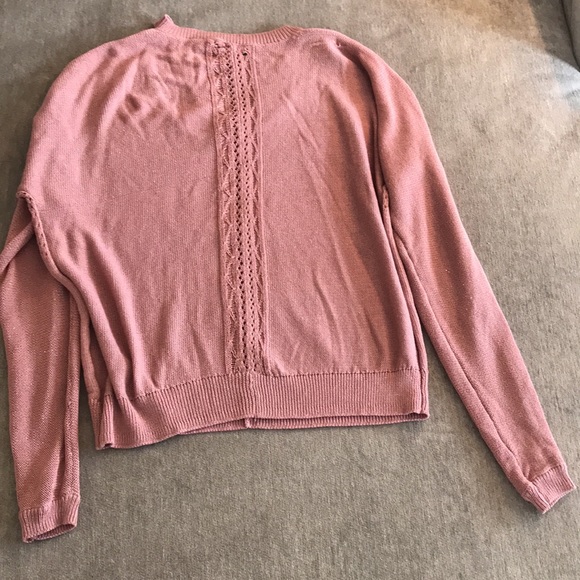 New York and Company Mauve sweater size L great condition! - Picture 8 of 10